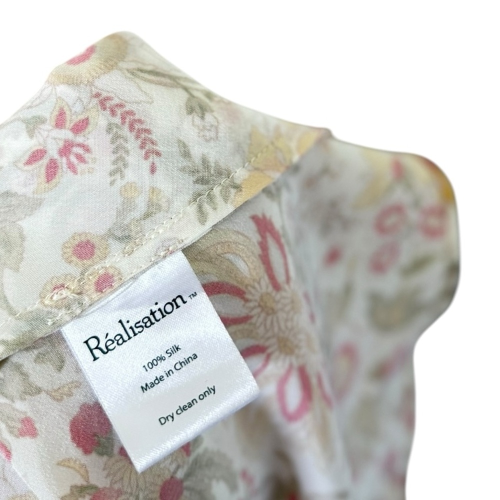 Realisation Par Floral Mini Dress in Pink and Cream - Picture 6 of 11